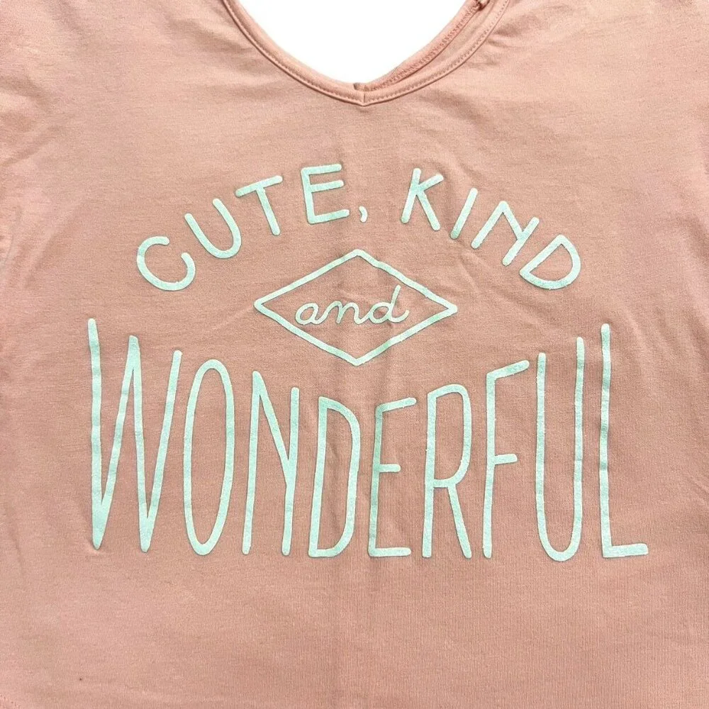NEW Carter's 3T Coral Cute Kind Wonderful Shirt